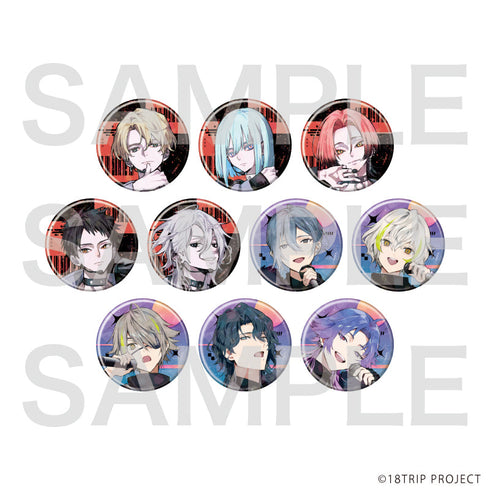 『18TRIP』ホログラム缶バッジ(57mm)『18TRIP』02/BOX(全10種)(公式イラスト)